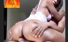 Daisy Melanin Rides On His Dick While Seated On His Lap
