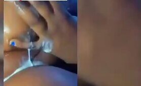 Nigerian Lady Playing With Her Breast
