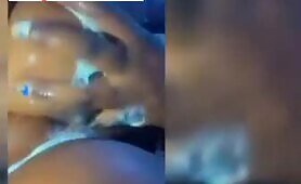 Nigerian Lady Playing With Her Breast