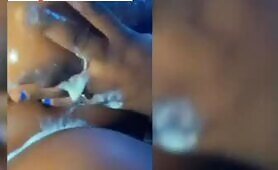 Nigerian Lady Playing With Her Breast
