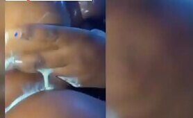Nigerian Lady Playing With Her Breast