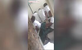 Throwback: Students Knacking inside Classroom