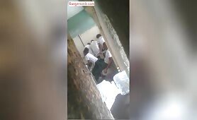 Throwback: Students Knacking inside Classroom