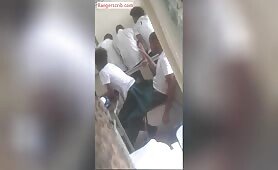 Throwback: Students Knacking inside Classroom