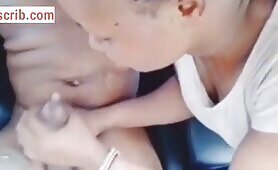 Ugandan Man Record Mistress Giving Him Blowjob