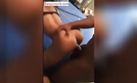 Pounding Big Ass Black Amateur in Doggy Style