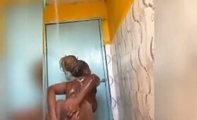 Naija Girl Bathing And Masturbating Inside Bathroom