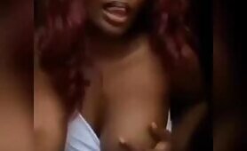 Lady Strip Herself Naked Display Her Round Breast