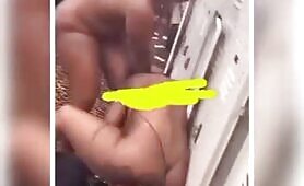 Two African Women Fight Naked in Public