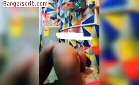 Twerking Her Soft Naked Bombom On Camera