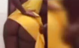 Abena Korkor showcasing her pussy in the toilet