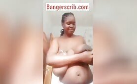 What’s This Ugandan Lady Doing To Her Boobs