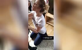 Viral Nina Agdal Sextape Blowjob