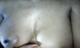 Horny girl tit