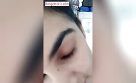 Sexy horny indian milf stripping nude masturbation on webcam 