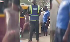 Benin Driver Goes Naked To Avoid Arrest