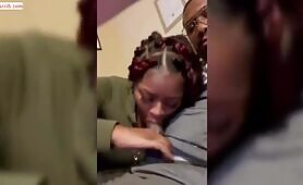 Tommy Exposes Baby Mama Sucking His Big Dick