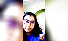 Fat indian girl watching dick masturbation on webcam