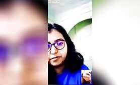Fat indian girl watching dick masturbation on webcam