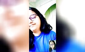 Fat indian girl watching dick masturbation on webcam