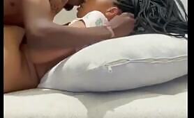 Chopping her clean ass