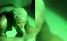 Babe Khabirat giving blowjob