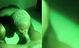 Babe Khabirat giving blowjob