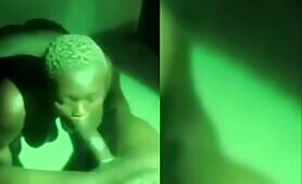 Babe Khabirat giving blowjob