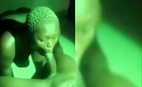 Babe Khabirat giving blowjob