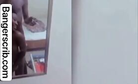 Ghanaian student fucks girlfriend on vacation