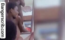 Ghanaian student fucks girlfriend on vacation
