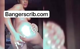 Bukky Deep Fingering Her Butthole