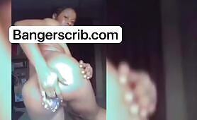 Bukky Deep Fingering Her Butthole