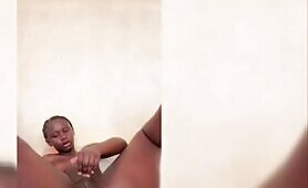 Watch What This African Babe Is Doing To Her Pussy