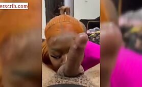 Lagos Babe Rose Exposed With Mouth On Dick