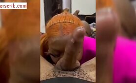 Lagos Babe Rose Exposed With Mouth On Dick