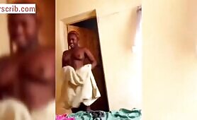Kumasi Girl Daniela Recorded By Friend After Bathing