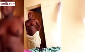Kumasi Girl Daniela Recorded By Friend After Bathing