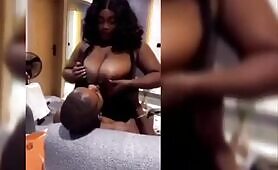 Big Boy Sucking Huge Breast In House Party