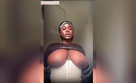 Amarachi Exposing Her Boobs