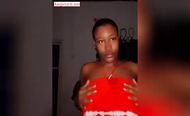Nigerian Girl Takes Out Her Boobs In This Nude Video As She Flaunts Them