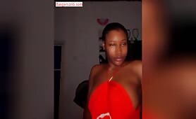 Nigerian Girl Takes Out Her Boobs In This Nude Video As She Flaunts Them