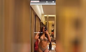 Divya Mistry Nude MMS Transparent Bra Areola Visible Multiple Nipslip