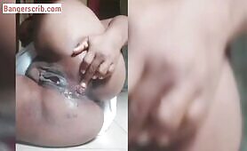 Naija Lady With Moist Asshole
