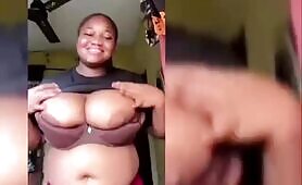 Rita Offload Her Big Boobs On Video Call