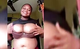 Rita Offload Her Big Boobs On Video Call