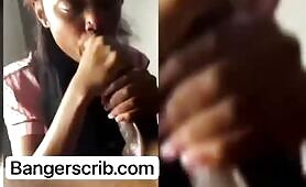 Prisca Taking Care Of Massive Dick