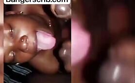 Felicia Exposed Getting Cumshot After Threesome