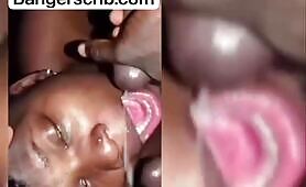 Felicia Exposed Getting Cumshot After Threesome