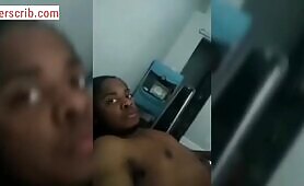 Bad girl riding her boyfriend Kingsley